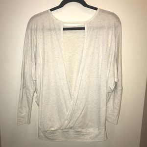 Open back comfy long sleeve
